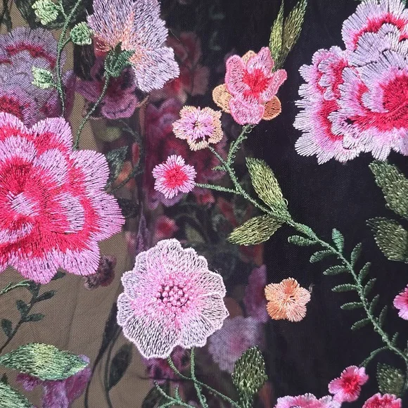 NWT Aratta Dark Rose Embroidered Skirt. Medium - Picture 10 of 14